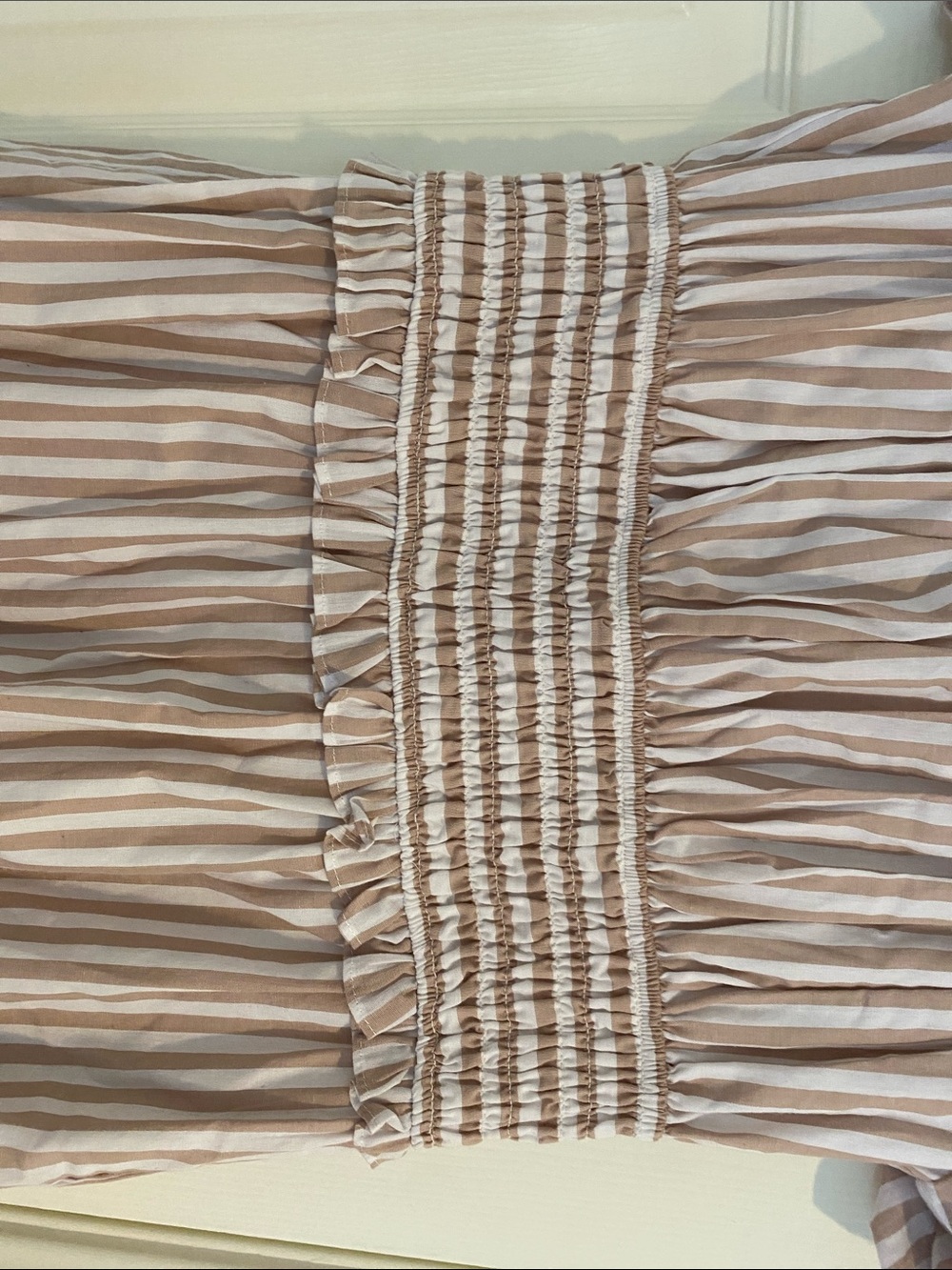 Tuckernuck Tan Stripe Puff Sleeve Flynn Dress - Picture 10 of 10
